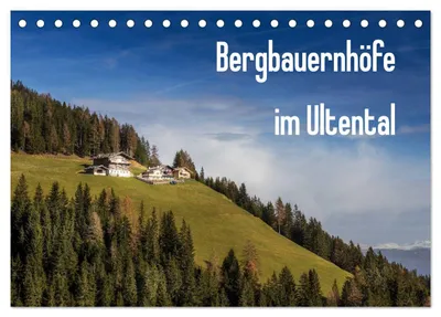Produktbild von Bergbauernhöfe im Ultental (Tischkalender 2027 DIN A5 quer), CALVENDO Monatskalender