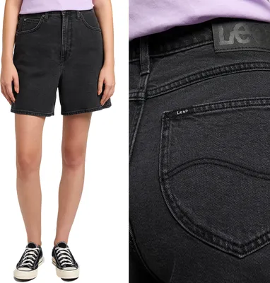 Produktbild von LEE Damen, Shorts STELLA SHORT, W28, Schwarz, kurze, hosen