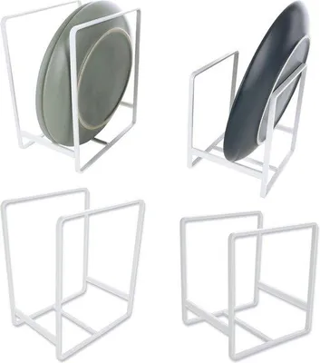 Image de Organisateur de table de service en métal, ustensile de cuisine, support à plateaux multiples, chariot de service, support standard pour table de service, étagère en métal pour assiettes et vaisselle