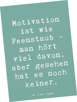 Produktbild von Mr. & Mrs. Panda Postkarte Spruch Magische Motivation - Meeresbrise - Geschenk, Stimmung, Ansichtskarte, Schubser, Inspiration, Lächeln, bildkarte, Postkarten, Zitat