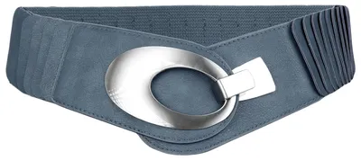 Produktbild von irisaa breiter Damen Gürtel Elastischer Taillengürtel, Hüftgürtel Stretch Gürtel mit Hakenverschluss