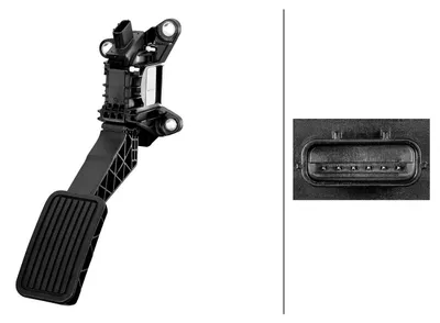 Produktbild von Sensor Fahrpedalstellung Schaltgetriebe 6-polig HELLA für u.a. HONDA CIVIC