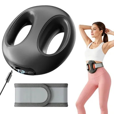 Produktbild von Massagegerät mit Gurt für Rücken und Beine, 6 Stufen, 3 Vibrationsmodi, 1300-mAh-Akku, Type-C, freihändige Anwendung