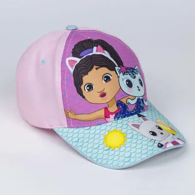Obrázek produktu pro Gabby's Dollhouse Summer Cap - Dětská čepice s potiskem a UV ochranou Růžová