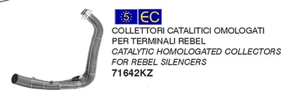 Immagine prodotto di Collettore catalitico ARROW omologato basso per terminali Jet Race per Yamaha