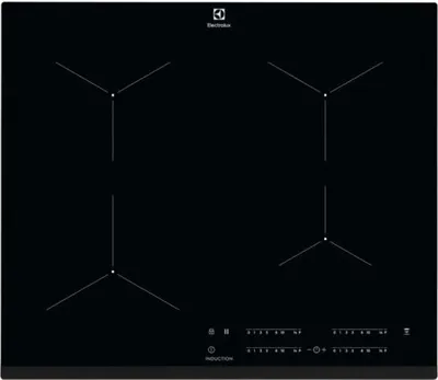 Produktbild von Electrolux EIT61443B, Schwarz, Integriert, Zonen-Induktionskochfeld, Glas, 4 Zone(n), 4 Zone(n)