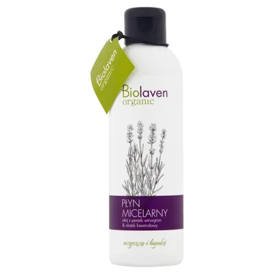 Obrázok produktu pre Biolaven Płyn micelarny Olej z pestek winogron & Olejek lawendowy, 200 ml