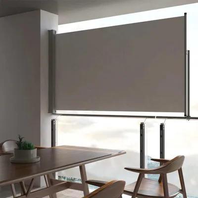 Obrázek produktu pro Nábytek Výsuvná boční markýza 140x300 cm šedá - Markýza 45192