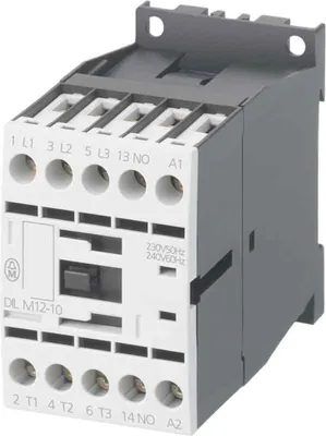 Produktbild von Moeller DILM9-10(24VDC), Schwarz, Weiß, 0.75 - 4 mm², IEC/EN 60947, VDE 0660, UL, CSA, 400 V, 90 A, -25 - 60 °C