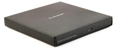 Zdjęcie produktu dla gembird DVW EXT SLIM DVD-USB-04 black USB2.0 DVD8x CD24x