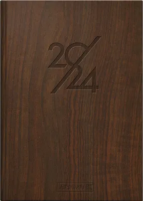 Produktbild von 2024 BRUNNEN Buchkalender A5 braun