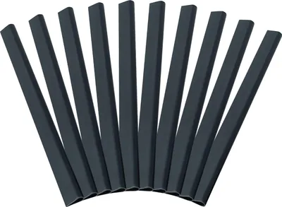 Obrázek produktu pro XINZI PVC upínací lišty upevňovací spony upínací pásky pro PVC ochranné pásky ochranná fólie (50 kusů, antracitová)