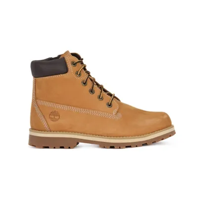 A single tan Timberland boot is shown against a white background.