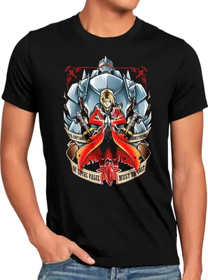Produktbild von style3 Brotherhood Herren T-Shirt fullmetal japan anime cosplay roy brotherhood