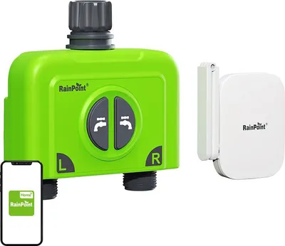 Image de RainPoint WiFi 2-zone irrigation controller with gateway