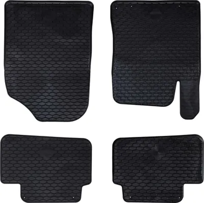 Produktbild von Autofußmatte 4 pcs Schwarz Geeignet für Hyundai i30 2017 Gummi