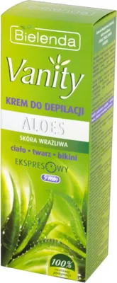 Obrázok produktu pre Bielenda Vanity Aloes Krem do depilacji dla skóry wrażliwej, 100 ml