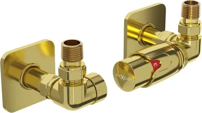 Obrázek produktu pro Mexen G00 termostatická sada nástěnná s krytem, zlatá - W903-900-909-50