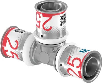 Immagine prodotto di UPONOR S-Press PLUS Raccordo a T 25, 25, 25, 1 pz.