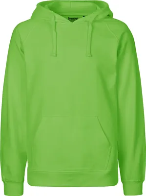 Produktbild von Neutral O63101 | Herren Hoodie / Kaputzenpulli / 100% Fairtrade-Baumwolle - Farbe: Lime - Größe: M