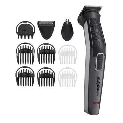 Obrázok produktu pre BaByliss MT727E, Čierna, Strieborná, 0,5 mm, 8 mm, Brada, Ucho, Obočie, Fúzy, Nos, Titán, Batérie