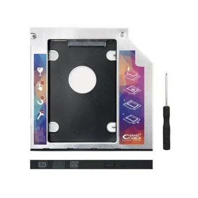 Zdjęcie produktu dla Nanocable 10.99.0101, Czarny, Srebrny, Monochromatyczny, 1 szt., 145 mm, 180 mm, 10 mm