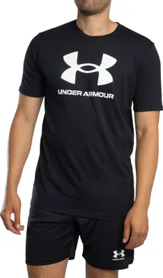 Produktbild von Under Armour Lockeres T-Shirt im Sport-Stil mit Logo, Schwarz L