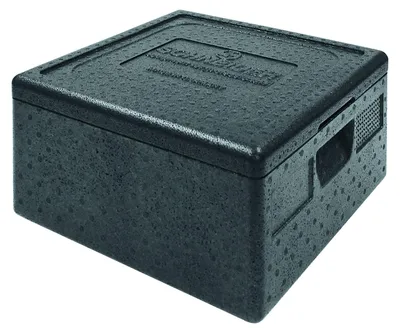 Produktbild von Pizzabox m. Deckel, Isolierbox 410x410x240mm,Thermobox, Transportbox, Top-Box