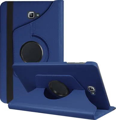 Produktbild von Schutzhülle für Samsung Galaxy Tab A6 10.1" T580 T585 Schutzglas 9H Hülle Case Farbe Blau