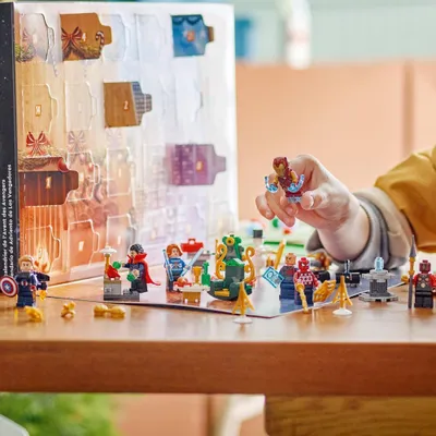 Obrázok produktu pre LEGO Adventný kalendár Avengers, Stavebnica, 7 rok / roky, Plast, 243 kusov, 392 g