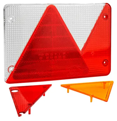 Produktbild von LAS 10140 Lichtscheibe für Rückleuchte Anhänger MULTIPOINT 4, Rechts, mit Kennze