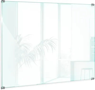 Produktbild von Transparente Glasplatte Küche – Klarglas – Dekorative – 6mm ESG Sicherheitsglas – Glas Spritzschutz – 80x60 cm