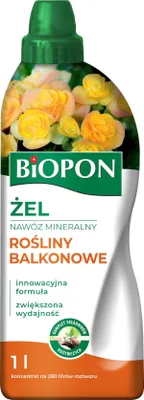 Zdjęcie produktu dla Nawóz mineralny do roślin balkonowych BIOPON 1L