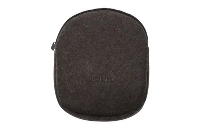 A black Jabra carry pouch is shown against a white background.