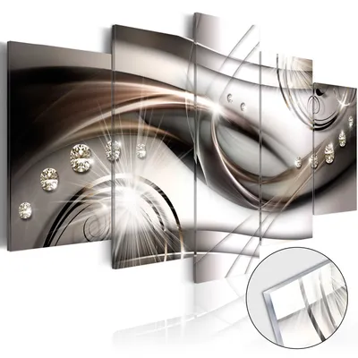Produktbild von BLUMEN LILIEN Acrylglasbild Modern Wandbild Glasbilder Bilder b-A-0297-k-n