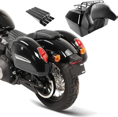 Zdjęcie produktu dla Walizka boczna Chopper Michigan 18l każda + zestaw montażowy + walizka górna Chopper + G