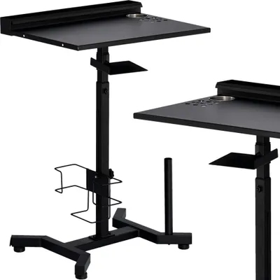 Productafbeelding van Armsteun met voet voor SPA cosmetische tattoo zwart