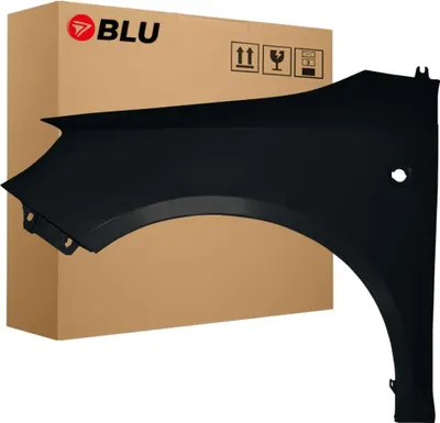 Immagine prodotto di BLU Parafango compatibile con Skoda Fabia II (5J) | Roomster LF9R Sinistra Schwarz SchwarzMagie | 2007-2015 | Anteriore | Verniciato | Pronto per il montaggio | Zincato