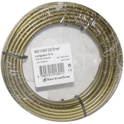 Image de Câble souple HO3 VVH2-F 5m 2 x 0,75mm² or - 60113023N