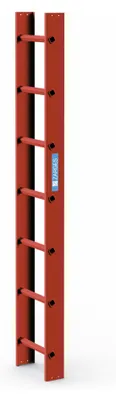 Produktbild von Zarges Dachleiter 7 Sprossen ziegelrot