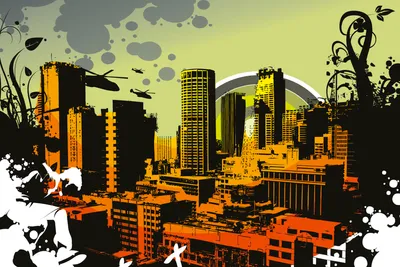 Produktbild von Fototapete - City 375x250cm - Vliestapete