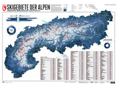 Produktbild von 263 Skigebiete der Alpen