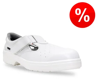 Produktbild von Lendeo Shift S1 weiß flach Sandale Größe 40