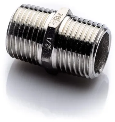 Produktbild von POLBERIS Nippel 1 1/2'' aus Edelstahl 316 NPT