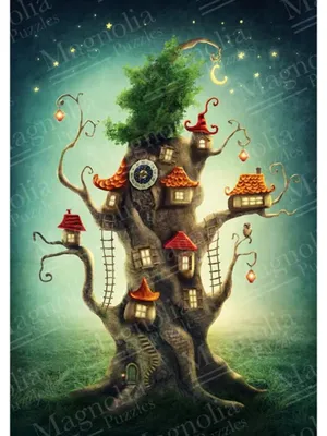 Produktbild von Magnolia Puzzle Magic Tree House - 1000 Teile Puzzle