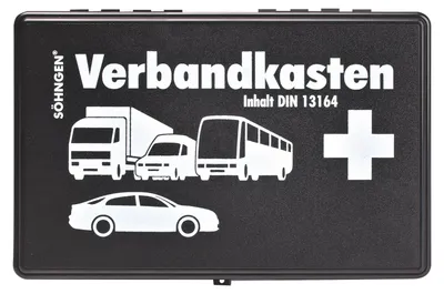 Obrázek produktu pro SÖHNGEN 3004002 Lékárnička KFZ KU DIN 13164 černá