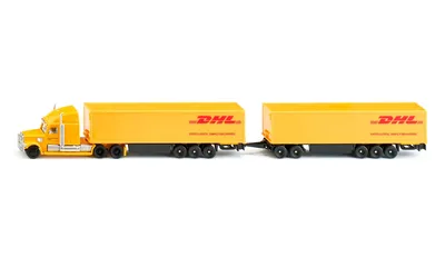 Produktbild von Siku DHL Road Train, Road Train-Modell, Vormontiert, 1:87, DHL Road Train, Beide Geschlechter, Metall, Kunststoff
