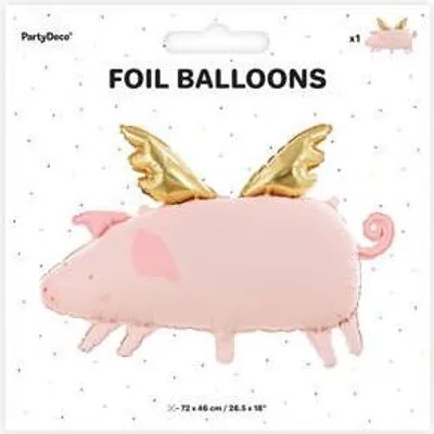 Zdjęcie produktu dla PARTYDECO Balon foliowy Świnka 72x46cm mix 83391