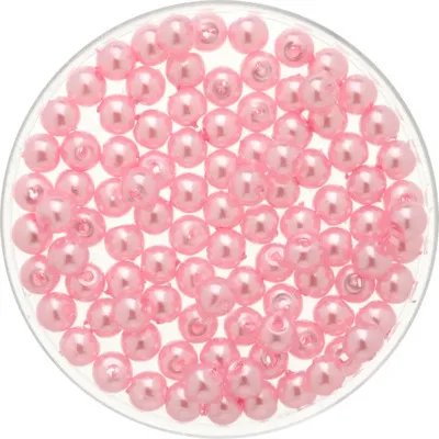 Produktbild von Wachsperlen hellrosa Ø 4 mm 100 Stück