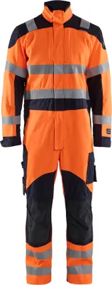 Produktbild von Blakläder® Multinorm Overall Inhärent High Vis Orange/Marineblau 6089 1513, Farbe:high vis orange/marineblau, Größe:56